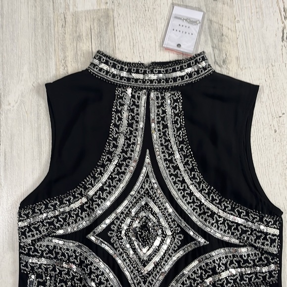 Endless Rose High Neck Embellished Dress Size Small NWT - Picture 6 of 13